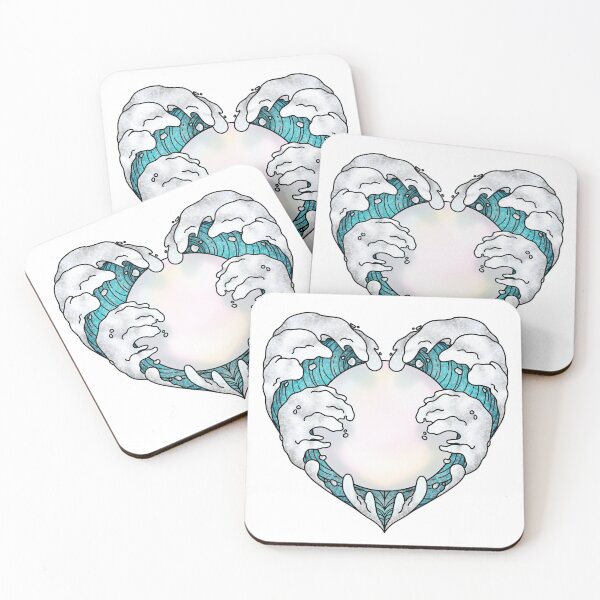 Item preview, Light Pearl Heart designed and sold by Pastel-Opossum.