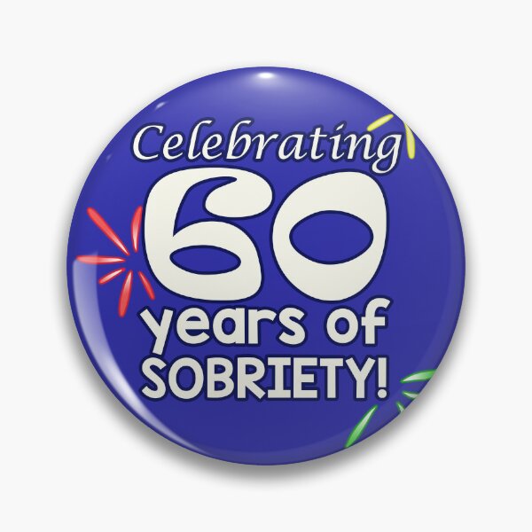 Item preview, Celebrating 60 Years of SOBRIETY! designed and sold by RainytaleStudio.