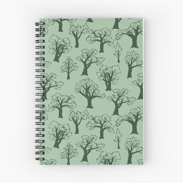 Item preview, Tree Silhouettes in Green designed and sold by Laura Jane Kirton.