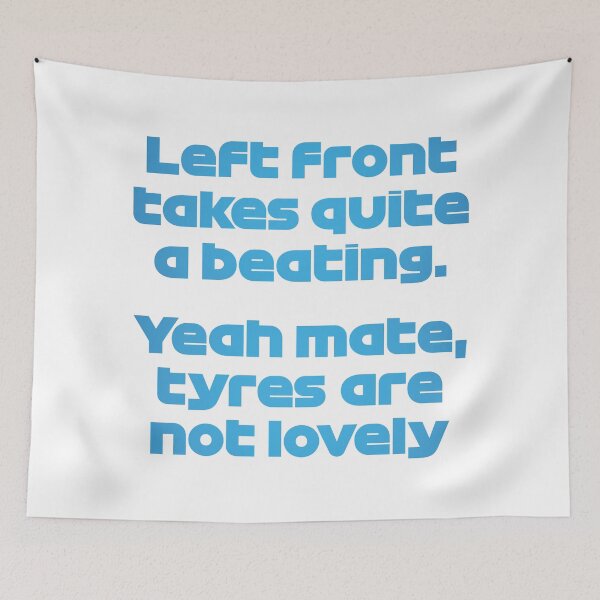 Item preview, VER. Tyres Are Not Lovely - Best Team Radio British 2022 GP (Original) designed and sold by FilipeFerreira.