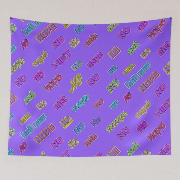 Item preview, Nope no hell naw nein niet noooop: a very negative print XD designed and sold by IMNIUM.