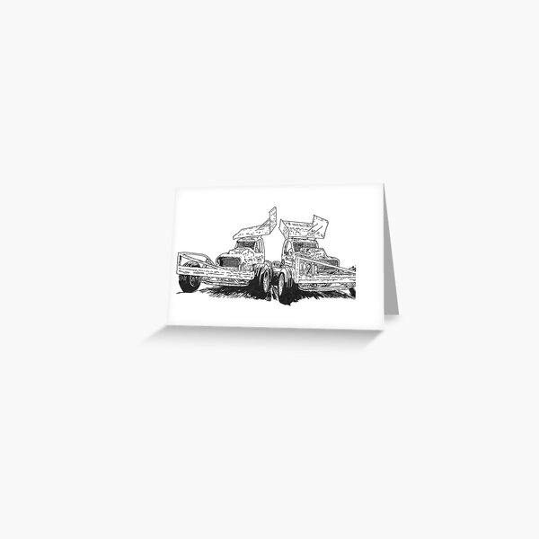 BriSCA Heritage Racing Greeting Card