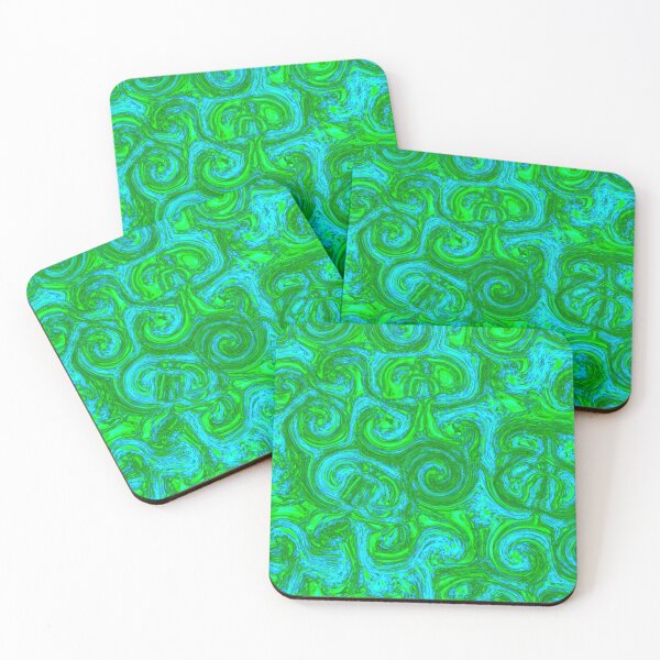 Item preview, Abstract Greenlit Swirling Fractal Chaos designed and sold by SXW Designs.