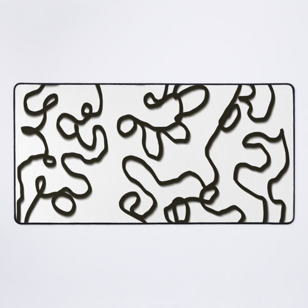 Item preview, Curls Swirls Swirly Curly Squiggles Suiggly Asymmetrical Abstract Lines Wavy Minimalist Modern designed and sold by hopecope.