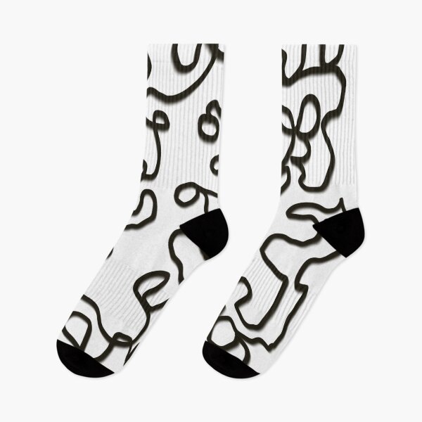 Item preview, Curls Swirls Swirly Curly Squiggles Suiggly Asymmetrical Abstract Lines Wavy Minimalist Modern designed and sold by hopecope.