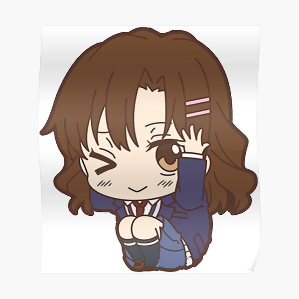 "Chibi Kaori Orimoto snafu" Poster for Sale by TrashCanFanDom Redbubble