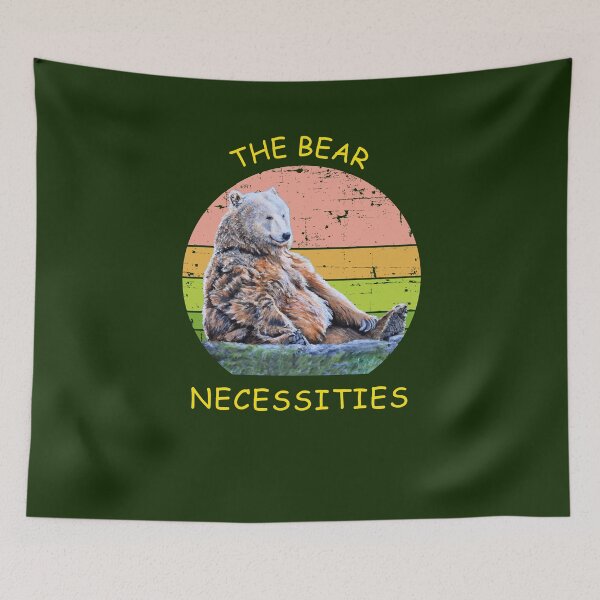 Item preview, THE BEAR NECESSITIES, RETRO DISTRESSED designed and sold by Danicus666.
