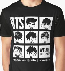BTS WE ARE BULLETPROOF Chibi Graphic T-Shirt