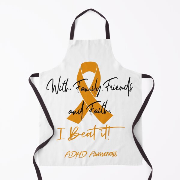 Item preview, ADHD Warrior - With Family, Friends, and Faith - I BEAT IT! designed and sold by Robbsyn.