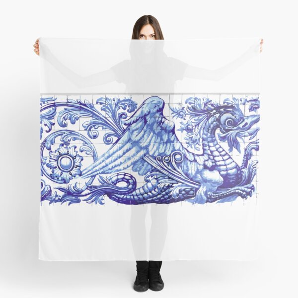 Item preview, Azulejo Lisbon Azulejos Lisboa Dragon designed and sold by aurielaki.