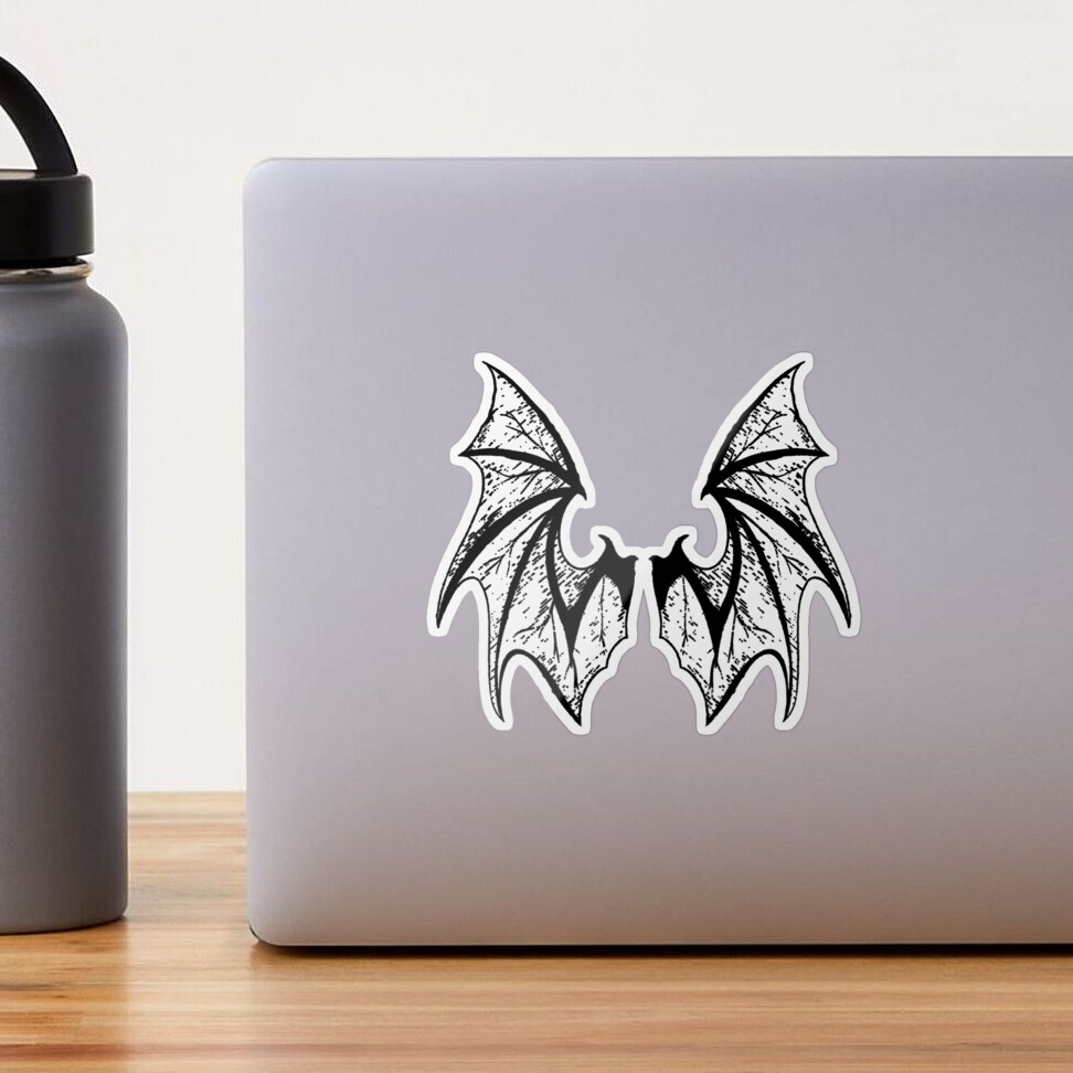 ACOTAR Illyrian Bat Boy WINGS Sticker for Sale by baranskini