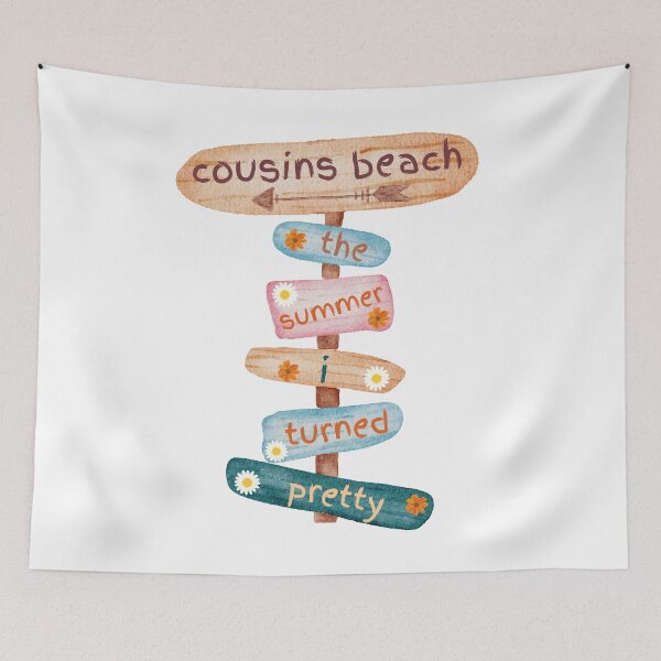 Item preview, Cousins Beach The Summer I Turned Pretty Beach Sign designed and sold by two7designs.