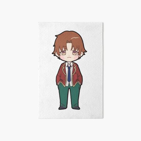 "Classroom Of The Elite Chibi Kiyotaka Ayanokouji" Art Board Print For ...