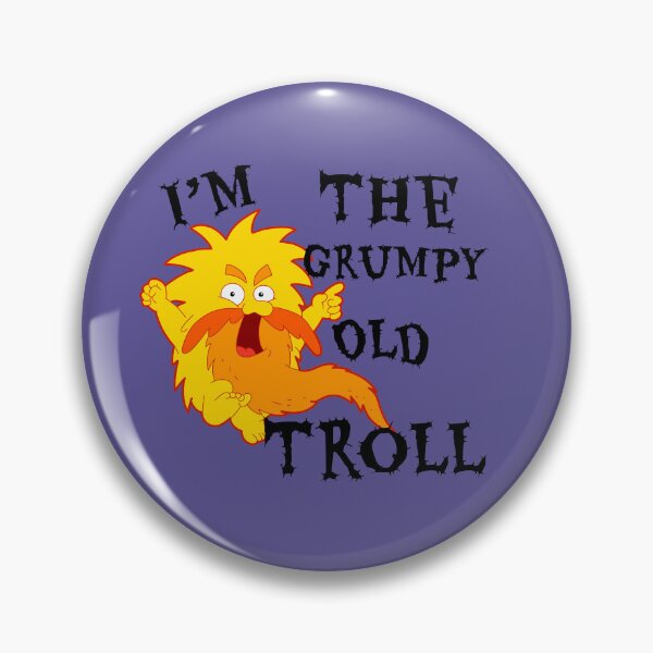 Item preview, Grumpy old troll designed and sold by nothing rhymes with orange.