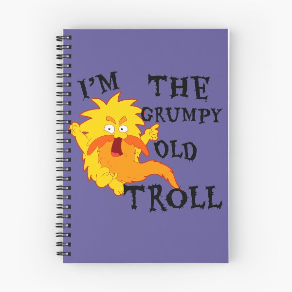 Item preview, Grumpy old troll designed and sold by nothing rhymes with orange.