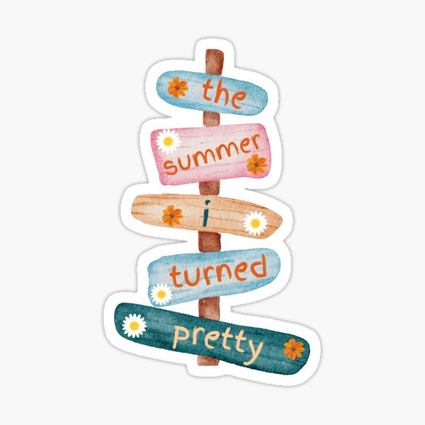 The Summer I Turned Pretty STICKERS -   Aesthetic stickers, Cute  stickers, Stickers