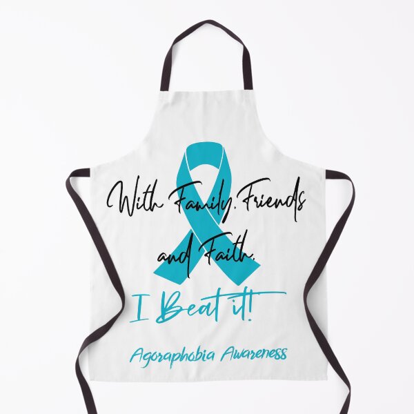 Item preview, Agoraphobia Warrior - With Family, Friends, and Faith - I BEAT IT! designed and sold by Robbsyn.