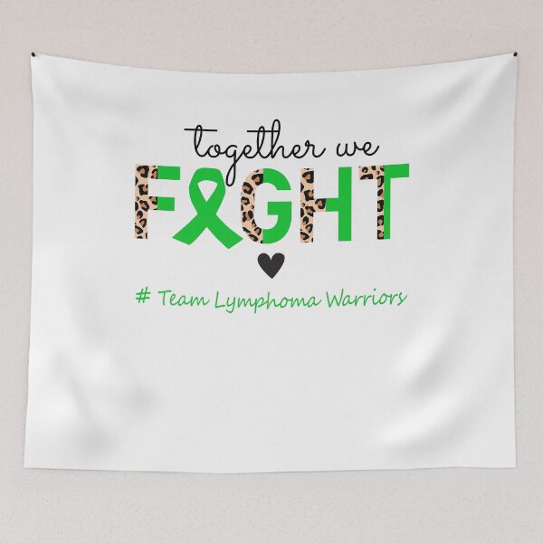 Item preview, Lymphoma Awareness Together We Fight Team Lymphoma Warriors designed and sold by whlrcheryl.