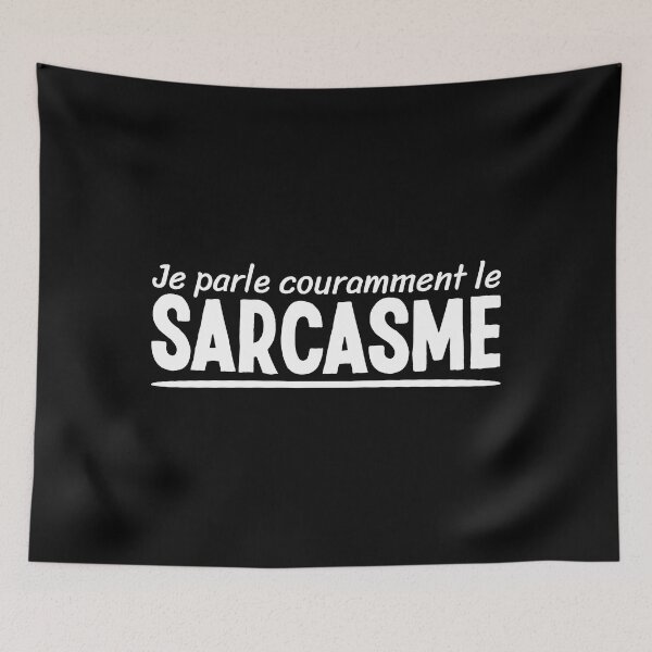 Item preview, Je Parle Couramment Le Sarcasme Sarcastic Person Humor designed and sold by Team150Designz.