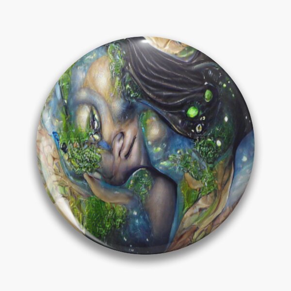 Greek Goddess Gaia Hippie Mother Nature Sticker - Psychonautica