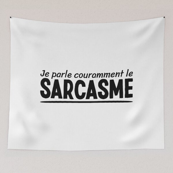 Item preview, Je Parle Couramment Le Sarcasme Sarcastic Person Humor designed and sold by Team150Designz.