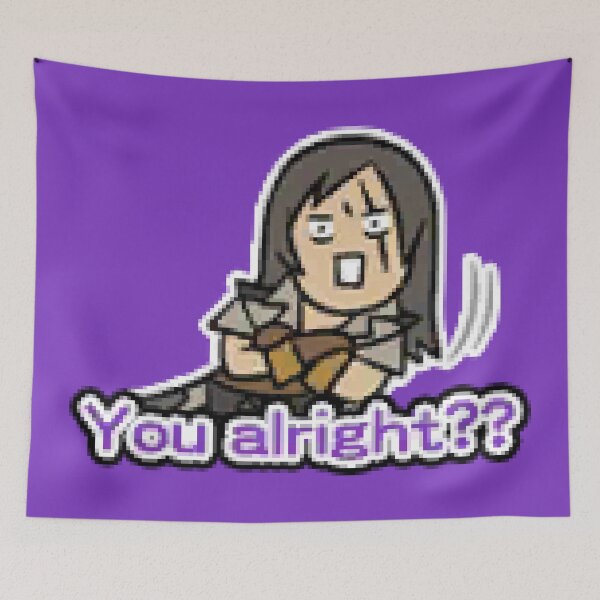Item preview, Grimoire of Souls chat stamp - Trevor - You alright?? designed and sold by alurichter.