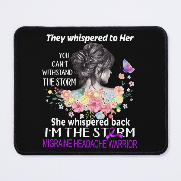 Item preview, Migraine Headache Warrior I'm The Storm Migraine Headache Awareness designed and sold by Hatjar.