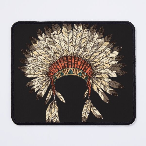 Item preview, Feather Headdress Tribal T-shirt designed and sold by Maquilante.
