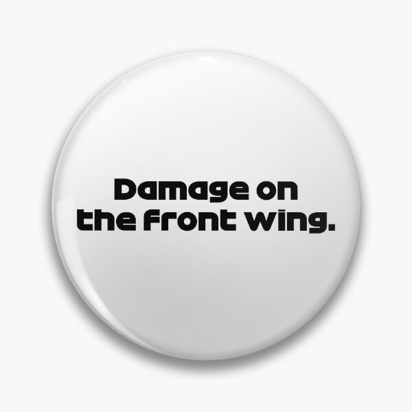Item preview, VET. Damage on the Front Wing - Best Team Radio British 2022 GP (Black) designed and sold by FilipeFerreira.
