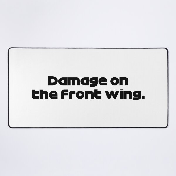 Item preview, VET. Damage on the Front Wing - Best Team Radio British 2022 GP (Black) designed and sold by FilipeFerreira.