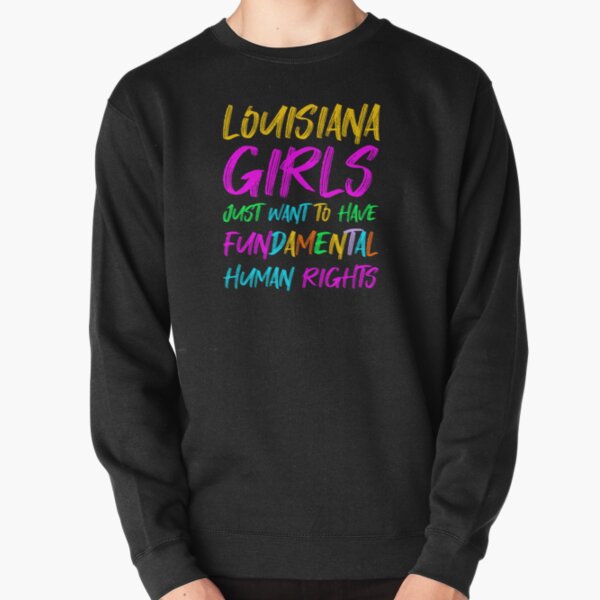 Louisiana Girls Just Want To Have Fundamental Human Rights Black Turquoise  Essential T-Shirt for Sale by artfulnotebook