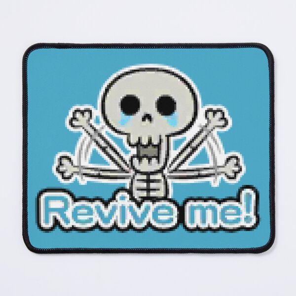 Item preview, Grimoire of Souls chat stamp - Skeleton - Revive me! designed and sold by alurichter.