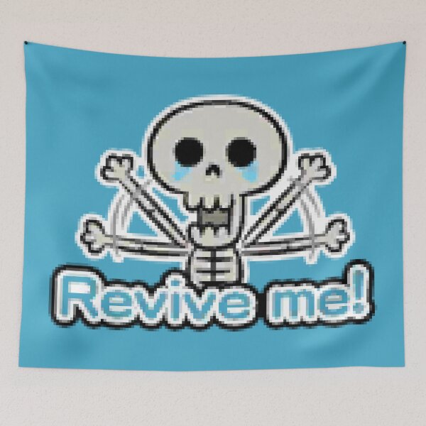 Item preview, Grimoire of Souls chat stamp - Skeleton - Revive me! designed and sold by alurichter.