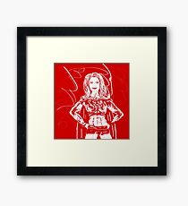 Girl power !! Framed Print