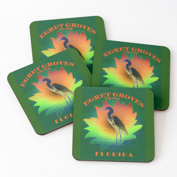 Item preview, Citrus label art Egret Groves Florida designed and sold by David Lee Thompson.