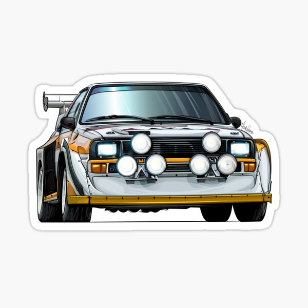 Sport Quattro S1 E2 Rally Groupe B Art Sticker