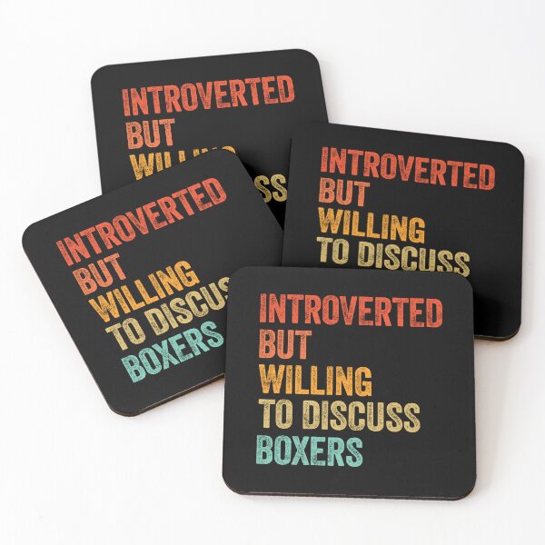 Item preview, Introverted But Willing To Discuss Boxers designed and sold by Guarddogdrive.
