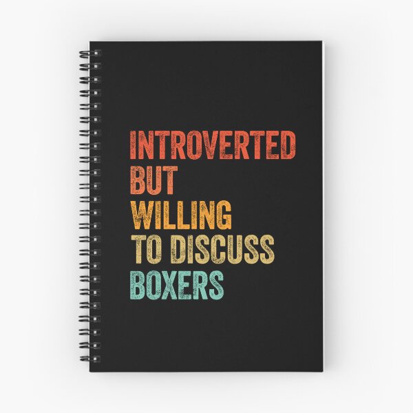 Item preview, Introverted But Willing To Discuss Boxers designed and sold by Guarddogdrive.