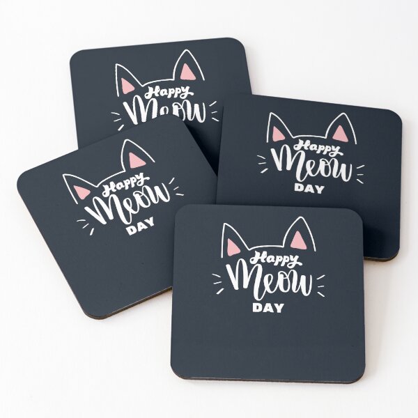 Item preview, Happy cat day international cat day designed and sold by marunstudio.
