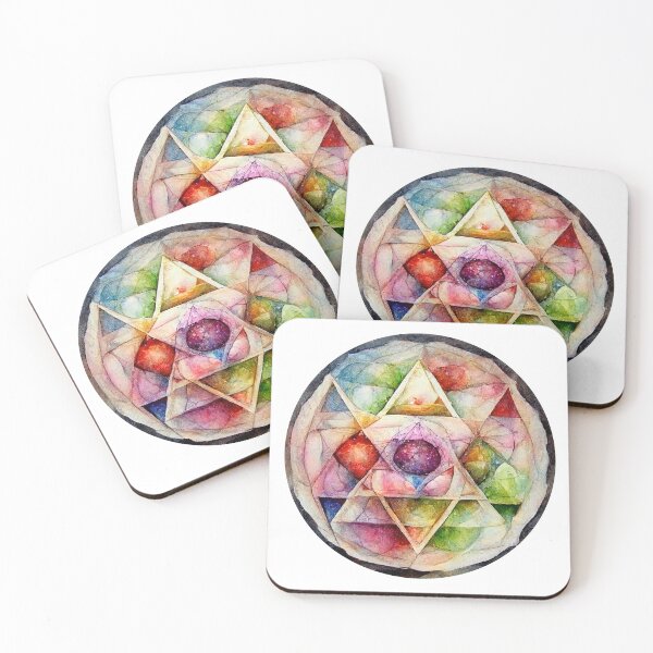 Item preview, Sacred Geometry Watercolor  3 designed and sold by AstroGenerative.