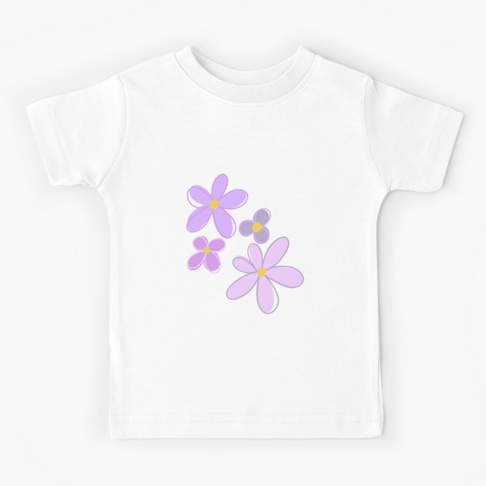 purple daisy flower set