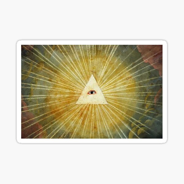 All Seeing Eye Pyramid Stickers for Sale | Redbubble