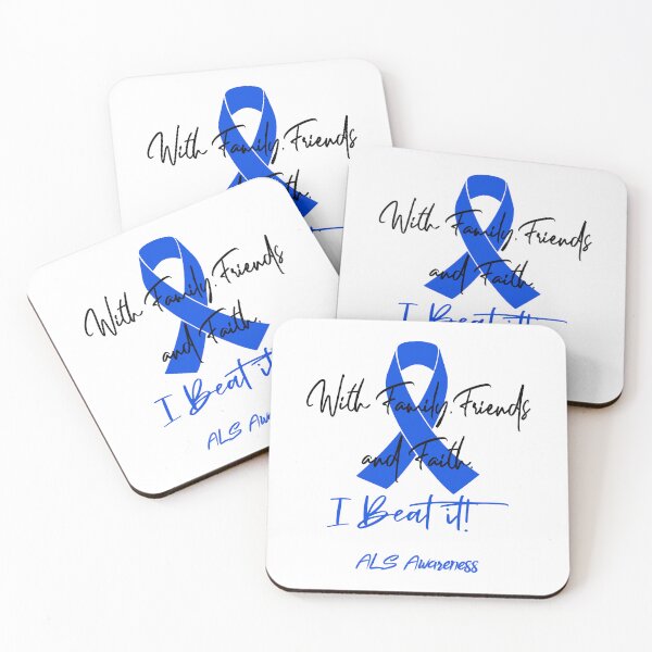 Item preview, ALS Warrior - With Family, Friends, and Faith - I BEAT IT! designed and sold by Robbsyn.