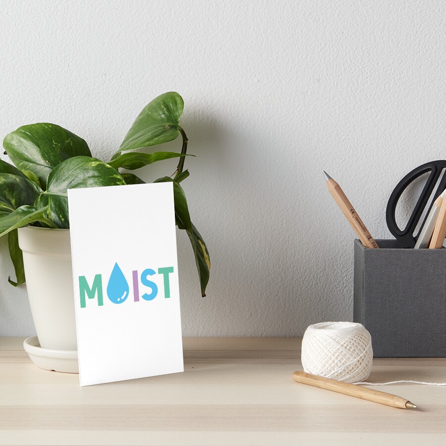 "Moist Esports Merch Moist Logo" Art Board Print for Sale by