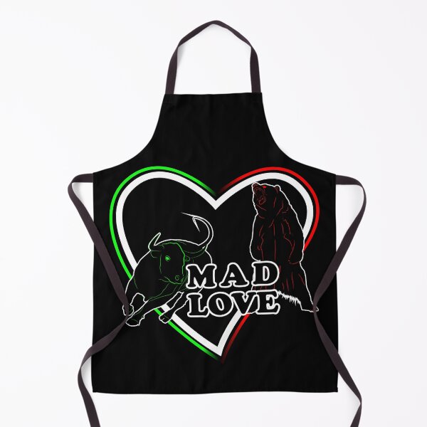 Item preview, Mad Love Trading – Bear Bull Mad Love #1 - T-Shirts, Stickers, Magnets, House – VisionsByKaren - VBK designed and sold by VisionsByKaren.