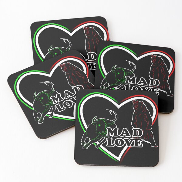 Item preview, Mad Love Trading – Bear Bull Mad Love #1 - T-Shirts, Stickers, Magnets, House – VisionsByKaren - VBK designed and sold by VisionsByKaren.