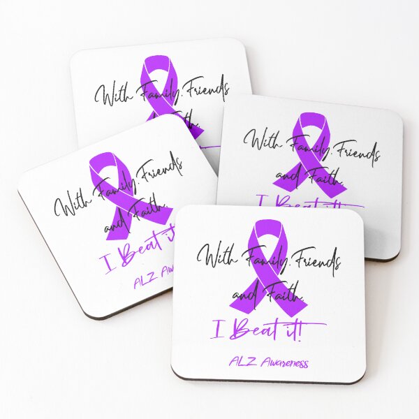 Item preview, ALZ Warrior - With Family, Friends, and Faith - I BEAT IT! designed and sold by Robbsyn.