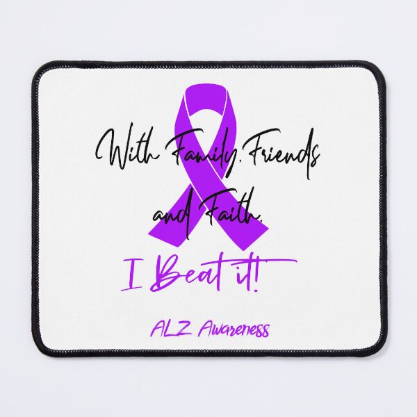 Item preview, ALZ Warrior - With Family, Friends, and Faith - I BEAT IT! designed and sold by Robbsyn.