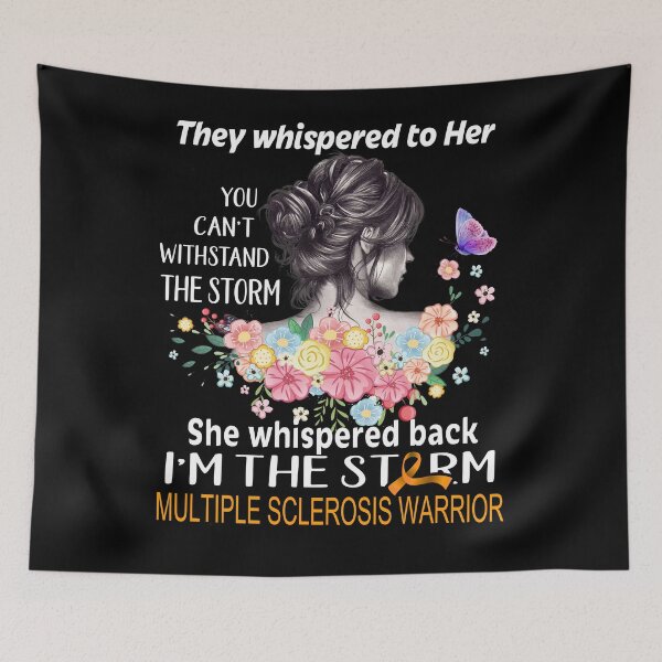 Item preview, Multiple Sclerosis Warrior I'm The Storm Multiple Sclerosis Awareness designed and sold by Hatjar.