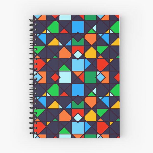 Item preview, Red, Green, Yellow, Blue, Orange Geometric Architectural Pattern designed and sold by DEC02.